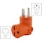 Ac Works Plug Adapter, 6-30R, 14-50P, 6-30P, 14-50P, 0 ft., Orange AD1450630 - alternate 6